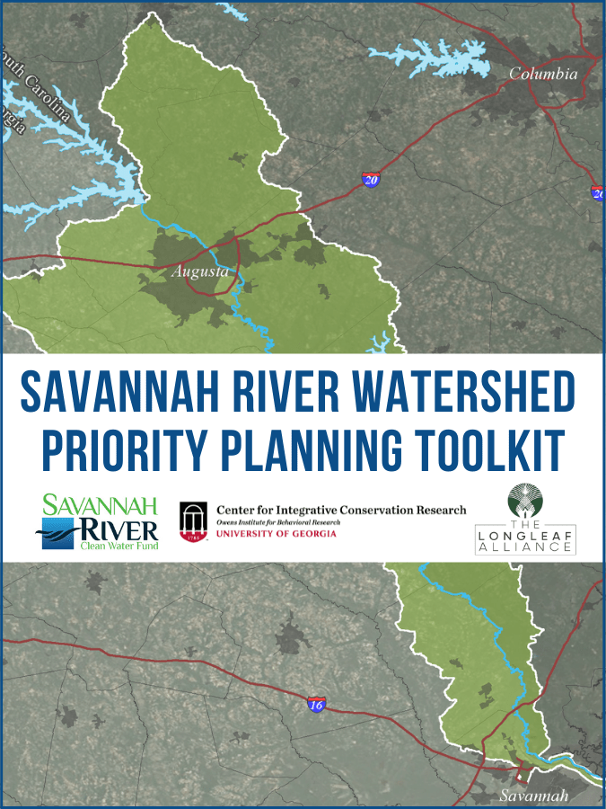 Savannah River Watershed Priority Planning Toolkit