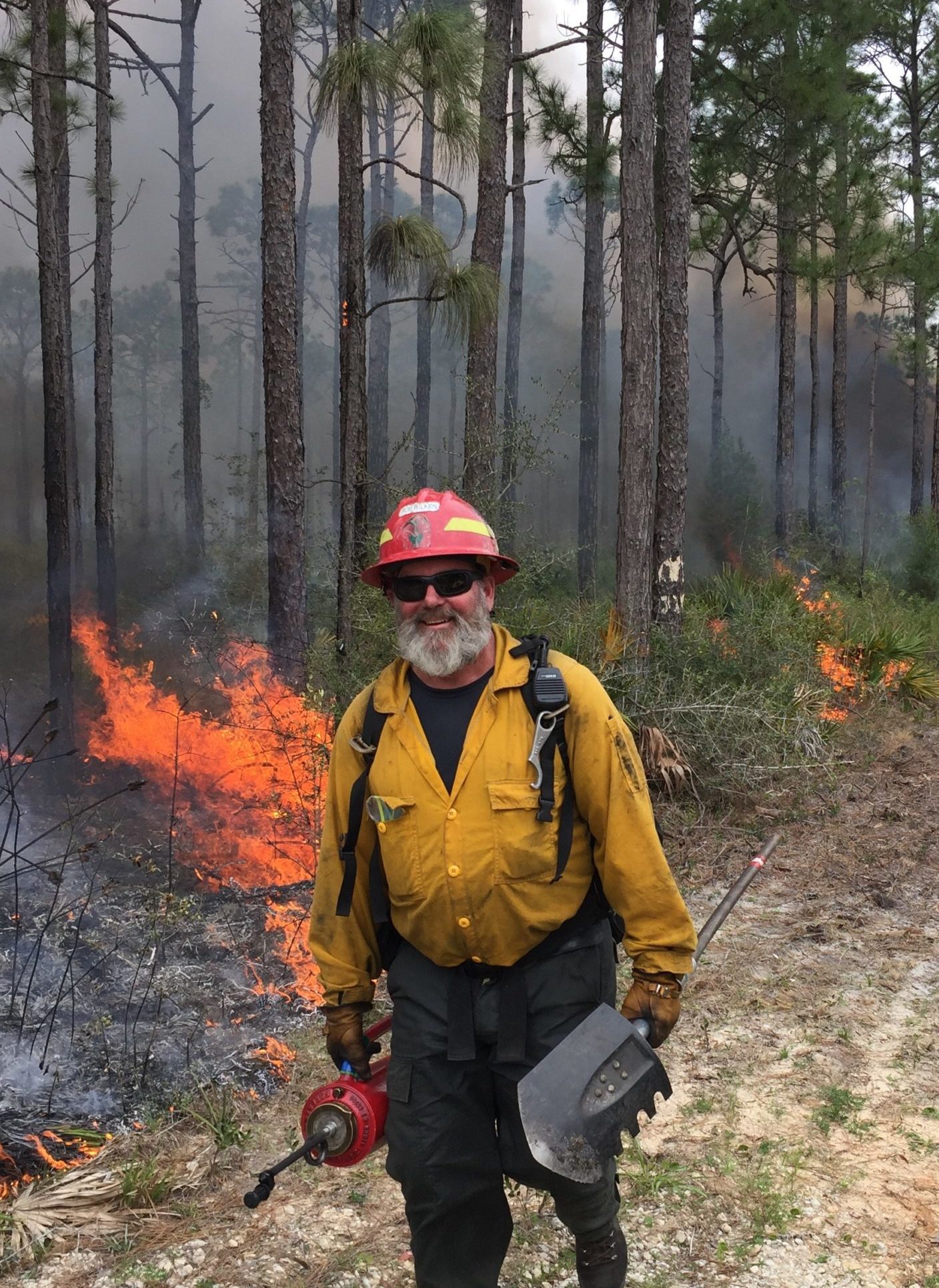 bob wilken fire line photo by TLA