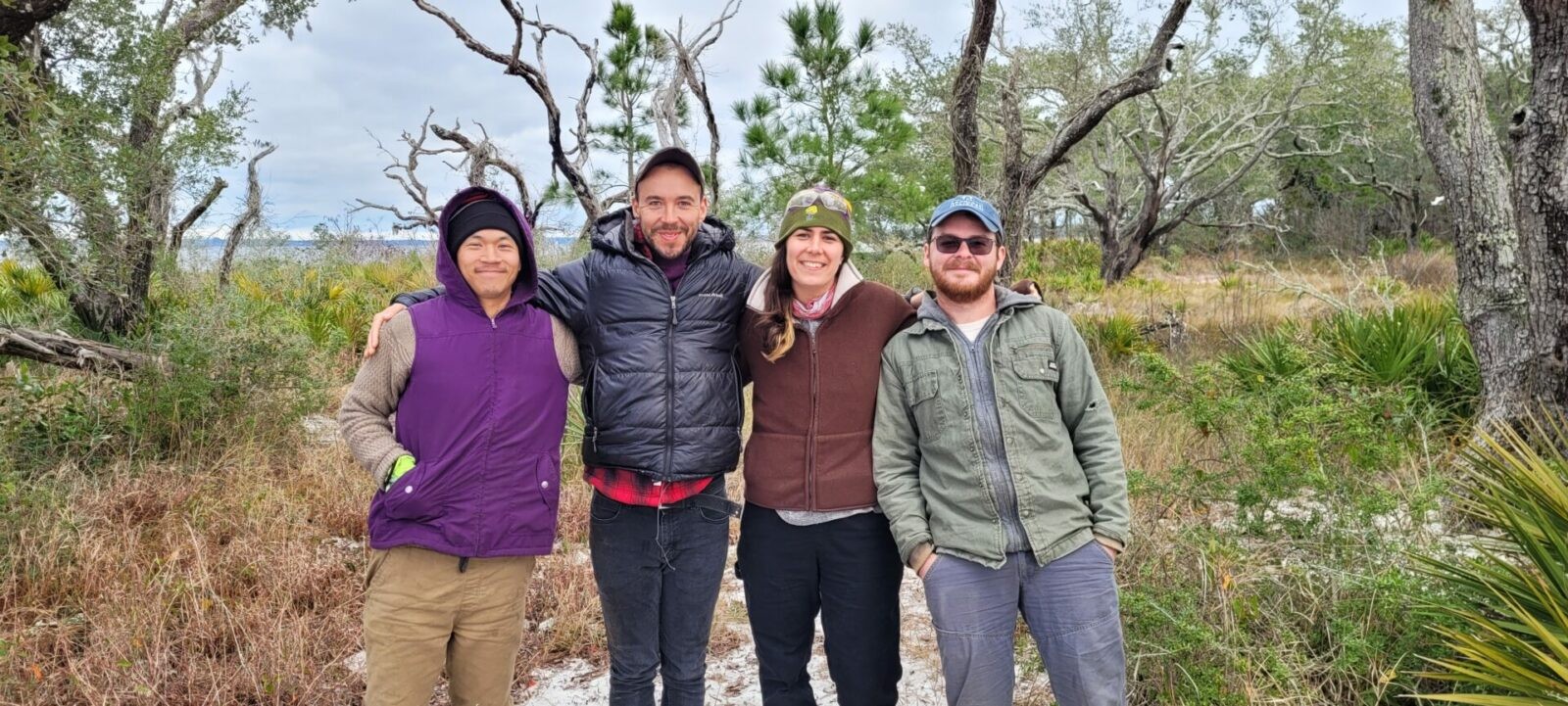 ART members Abe Huang, Sean Seid, Haley Welshoff, & Kameron Burgess.