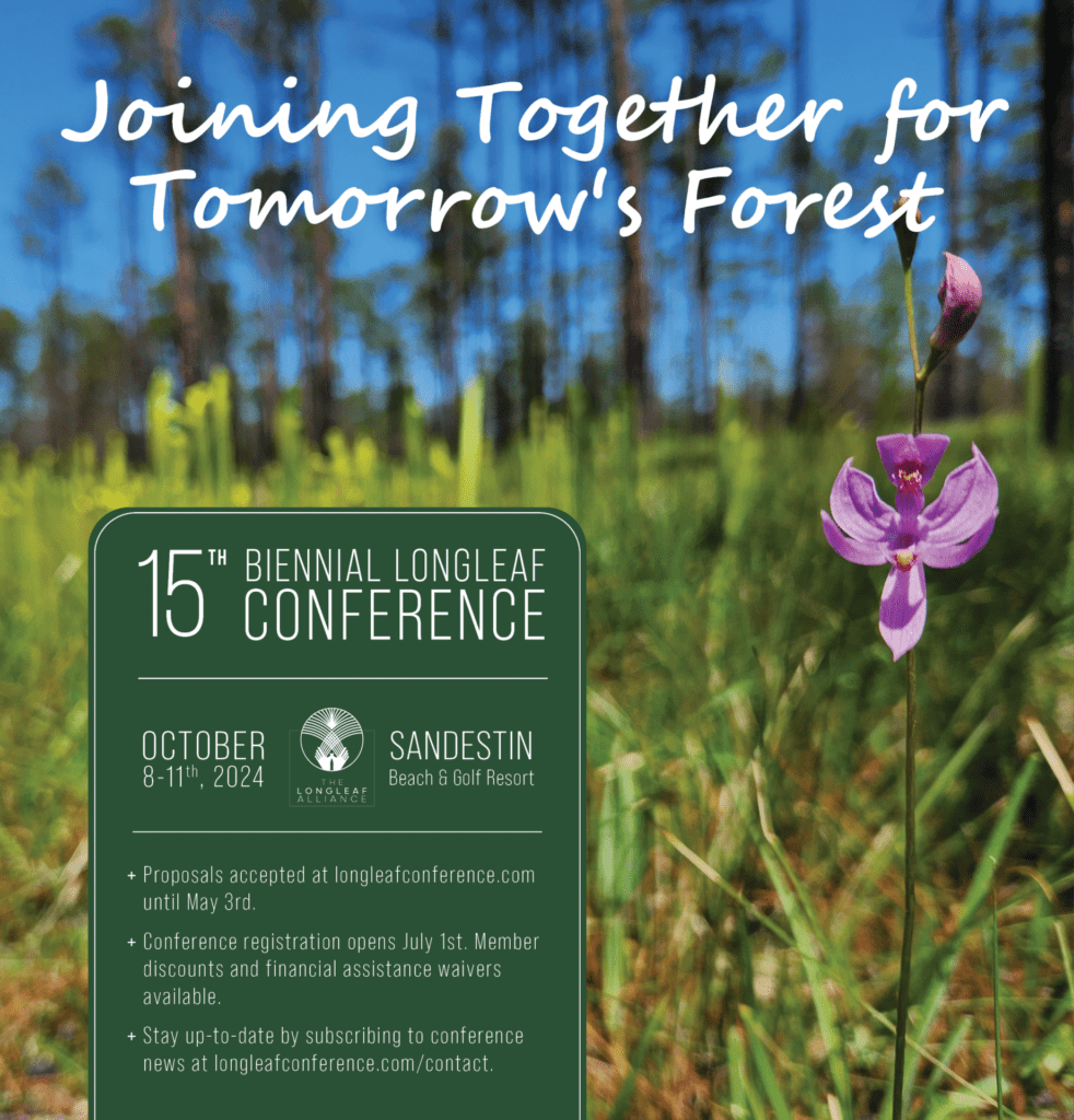 15th Biennial Longleaf Conference The Longleaf Alliance