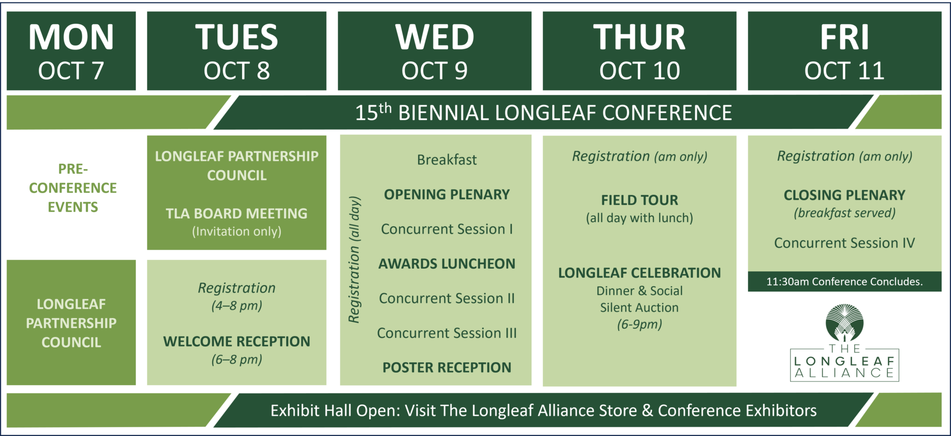 Conference Schedule *Details subject to change*
